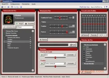Як в morphvox pro зробити жіночий голос - альтаир і до (голос) Як в morphvox pro зробити жіночий голос - альтаир і до