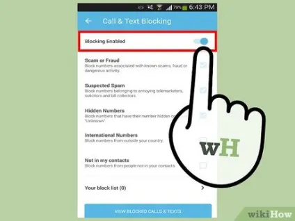 Як заблокувати номер на android