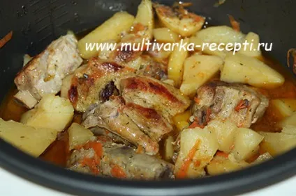 Картопля, тушкований зі свинячими реберцями (тушкований) Картопля, тушкований зі свинячими реберцями