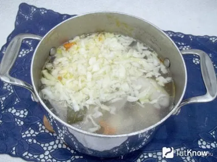 Капустяний суп покроковий рецепт
