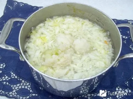 Капустяний суп покроковий рецепт