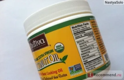 Кокосове натуральне масло nutiva organic extra virgin coconut oil - «як вибрати те саме саме (organic) Кокосове натуральне масло nutiva organic extra virgin coconut oil - «як вибрати те саме саме