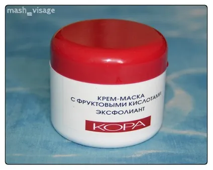 Кора крем-маска з фруктовими кислотами ексфоліантmashvisage, mashvisage (маски) Кора крем-маска з фруктовими кислотами ексфоліантmashvisage, mashvisage