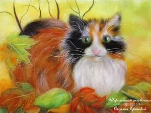 Кот в променях сентября (як намалювати кота) Кот в променях вересня
