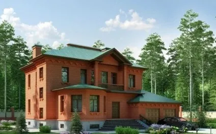 Гарні будинки з червоної цегли фото (Цегла червоного кольору) Гарні будинки з червоної цегли фото