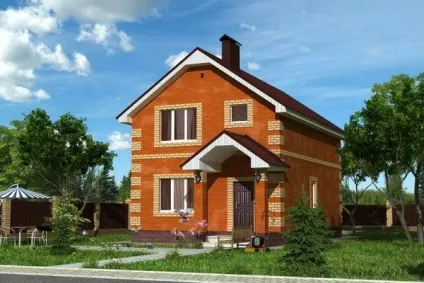 Гарні будинки з червоної цегли фото (фото) Гарні будинки з червоної цегли фото
