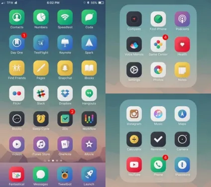 Красиві теми для iphone, ipad або ipod touch на ios 9 з Твіка winterboard (ipad) Красиві теми для iphone, ipad або ipod touch на ios 9 з Твіка winterboard