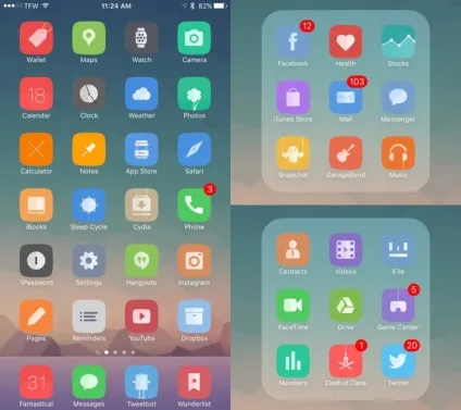 Красиві теми для iphone, ipad або ipod touch на ios 9 з Твіка winterboard (тема для iphone) Красиві теми для iphone, ipad або ipod touch на ios 9 з Твіка winterboard