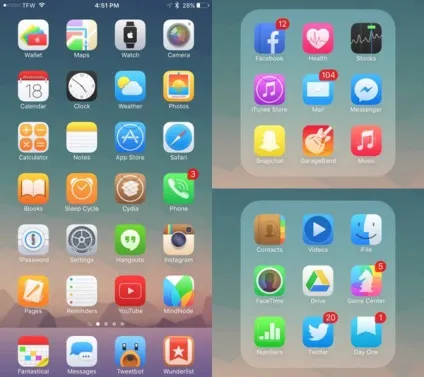 Красиві теми для iphone, ipad або ipod touch на ios 9 з Твіка winterboard (Твік) Красиві теми для iphone, ipad або ipod touch на ios 9 з Твіка winterboard