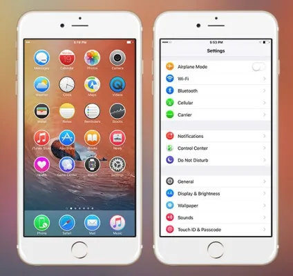 Красиві теми для iphone, ipad або ipod touch на ios 9 з Твіка winterboard (cydia) Красиві теми для iphone, ipad або ipod touch на ios 9 з Твіка winterboard