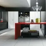 Червоно-чорна кухня - 70 фото дизайн-проектів для оригінального інтер'єру