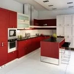 Червоно-чорна кухня - 70 фото дизайн-проектів для оригінального інтер'єру