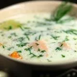 Курячий суп з вершками - рецепт з фото