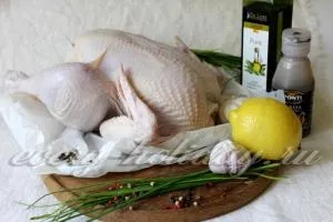 Курка з лимоном в духовці рецепт (рецепт) Курка з лимоном в духовці рецепт