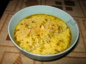Курячий суп з вершками - рецепт з покроковими фото