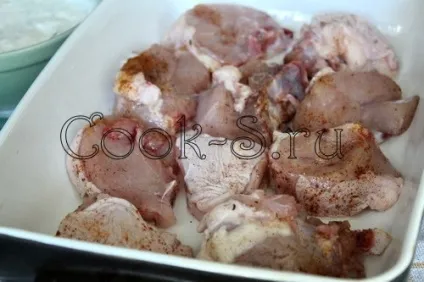 Курка під часниковим соусом - покроковий рецепт з фото, страви з курки (курка під часниковим соусом) Курка під часниковим соусом - покроковий рецепт з фото, страви з курки