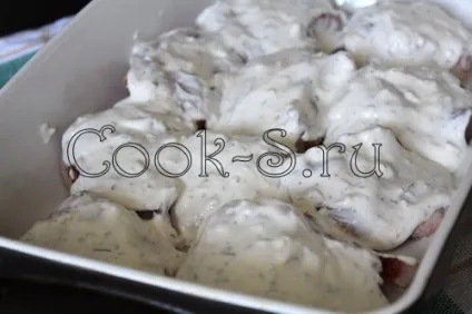 Курка під часниковим соусом - покроковий рецепт з фото, страви з курки (курка під часниковим соусом рецепт з фото) Курка під часниковим соусом - покроковий рецепт з фото, страви з курки