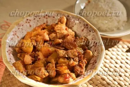 Курка з ананасами на сковороді, рецепт (ананасами сковороді рецепт) Курка з ананасами на сковороді, рецепт