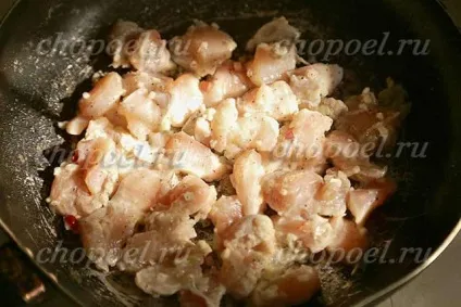 Курка з ананасами на сковороді, рецепт (сковороді) Курка з ананасами на сковороді, рецепт