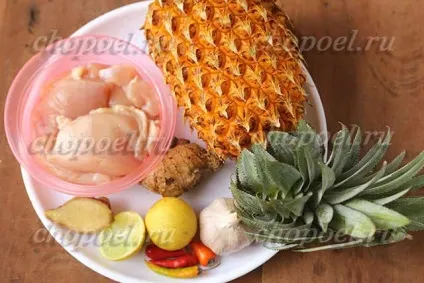 Курка з ананасами на сковороді, рецепт (ананасами сковороді рецепт) Курка з ананасами на сковороді, рецепт