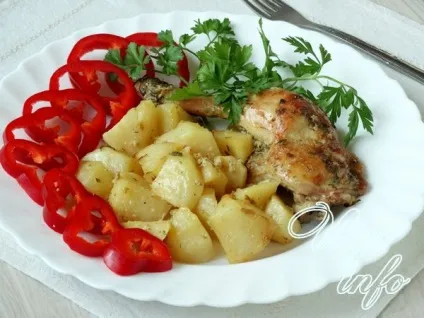 Курка в кефірі в духовці з картоплею рецепт приготування з фото (курка в кефірі) Курка в кефірі в духовці з картоплею рецепт приготування з фото