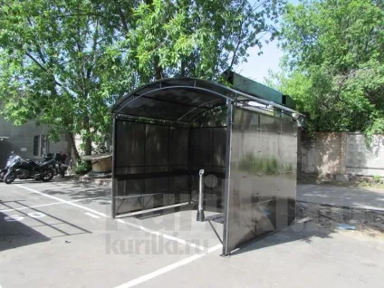 Курилки з полікарбонату, навіси-курилки, виготовлення вуличних курилок (навіси-курилки) Курилки з полікарбонату, навіси-курилки, виготовлення вуличних курилок