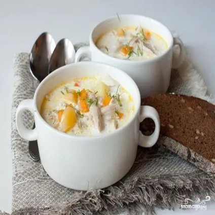 Курячий суп з вершками - покроковий рецепт з фото на (кулінари) Курячий суп з вершками - покроковий рецепт з фото на