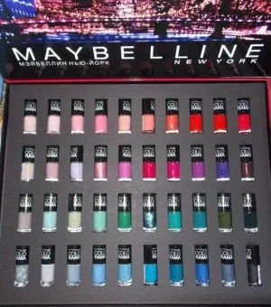 Лак для нігтів colorama від maybelline палітра, переваги (палітра) Лак для нігтів colorama від maybelline палітра, переваги