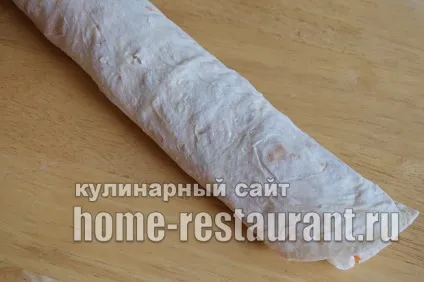 Лаваш з начинкою «ковбасна» - домашній ресторан (рулет лаваша ковбасою) Лаваш з начинкою «ковбасна» - домашній ресторан