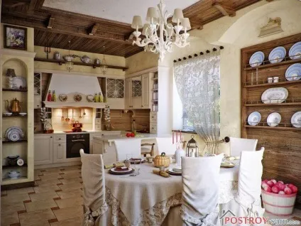 Кухня в сільському стилі - дизайн, оформлення, фото