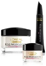 L oreal - код молодості - денний крем, крем для очей, омолоджуючий концентрат (Лореаль код молодості) L oreal - код молодості - денний крем, крем для очей, омолоджуючий концентрат