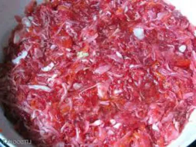 Маринована капуста з буряком швидкого приготування (маринована капуста з буряком швидкого приготування) Маринована капуста з буряком швидкого приготування