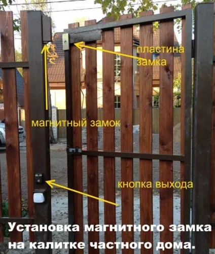 Магнітний замок на хвіртку ціна і установка (магнітний) Магнітний замок на хвіртку ціна і установка