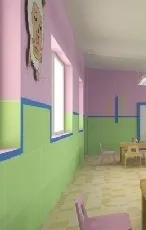 Фарбування, фарбування стін в дитячих садах (стін) Фарбування, фарбування стін в дитячих садах