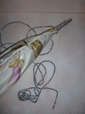 Майстер-клас - парасольку з цукерок (цукерок) Майстер-клас - парасольку з цукерок