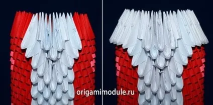 Модульне орігамі дід мороз