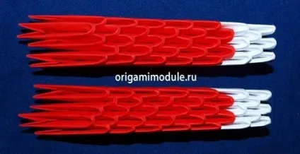 Модульне орігамі дід мороз