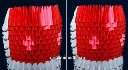 Модульне орігамі дід мороз