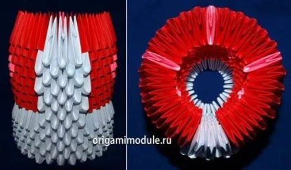 Модульне орігамі дід мороз
