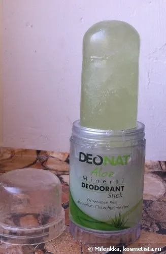 Мій улюблений кристал - deonat aloe mineral deodorant stick відгуки (кристал) Мій улюблений кристал - deonat aloe mineral deodorant stick відгуки