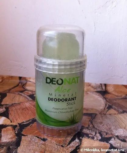 Мій улюблений кристал - deonat aloe mineral deodorant stick відгуки (кристал) Мій улюблений кристал - deonat aloe mineral deodorant stick відгуки