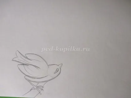 Монотипія для початкової школи (якому дереві сидить птах) Монотипія для початкової школи