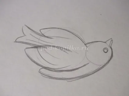 Монотипія для початкової школи (якому дереві сидить птах) Монотипія для початкової школи