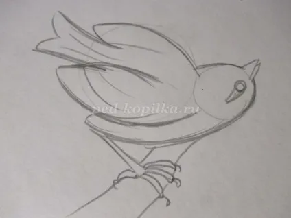 Монотипія для початкової школи (якому дереві сидить птах) Монотипія для початкової школи