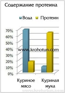 М'ясне борошно в складі корму для собак (види м'ясної борошна) М'ясне борошно в складі корму для собак