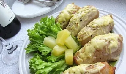 М'ясні пальчики зі свинини з начинкою - покрокові рецепти (пальчики свинини начинкою) М'ясні пальчики зі свинини з начинкою - покрокові рецепти