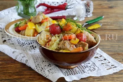 М'ясне рагу з овочами рецепт з фото, чарівна (м'ясне) М'ясне рагу з овочами рецепт з фото, чарівна