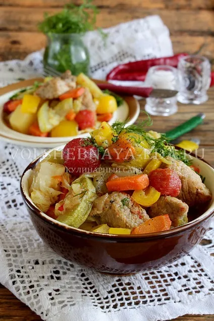 М'ясне рагу з овочами рецепт з фото, чарівна (м'ясного рагу картоплею) М'ясне рагу з овочами рецепт з фото, чарівна