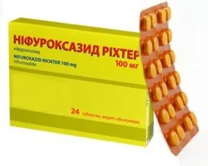Нифуроксазид-Ріхтер інструкція із застосування (інструкція) Нифуроксазид-Ріхтер інструкція із застосування