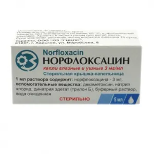 Норфлоксацин інструкція із застосування, ціна, відгуки та аналоги